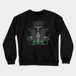 Lightning Libra (Green) Crewneck Sweatshirt
